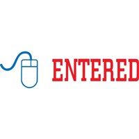 Xstamper Icon Entered 2027 Blue Red