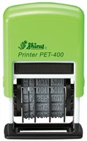Shiny Stamp SPET400 Self Inking Dater Date Only 4mm Black