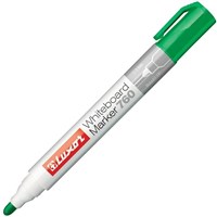Luxor 760 Whiteboard Marker Bullet Green 10 Box