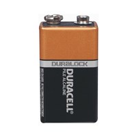 Duracell Alkaline Battery 9V 12 per Box