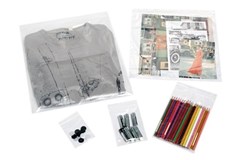 Cumberland Resealable Poly Bags 125x205mm Clear pack 100
