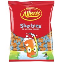Allens Sherbies Individually Wrapped 850g Pack