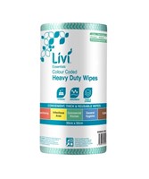Livi 6006 Essentials Commercial Kitchen Wipes Green 90 Wipes
