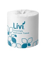 Livi 1002 Essentials Toilet Tissue 2 Ply 700 Sheet Carton 48 24 per Pallet