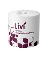 Livi 3007 Impressa Embossed Toilet Paper 2 Ply Carton 48 32 per Pallet