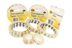 Marbig Office Tape 18mmx66m Clear Each 8 per Bundle