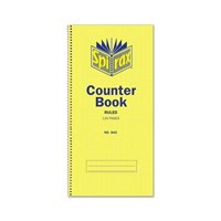 Spirax 543 Counter Book Each 10 per Pack