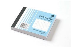 Olympic 614 Cash Receipt Duplicate Book Blue 10 per Pack