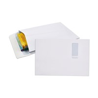 Cumberland Envelope Expandable 340x229mm Win Face White 50 Pack