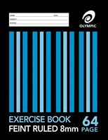 Olympic A4 Short Exercise Book 64 Pages Blue 20 per Pack