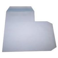 Cumberland 612383 Pocket Zip Seal Envelop White 250 Pack