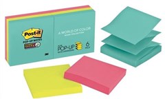 Post It Notes R3306SSMIA Pop Up Miami Collection 6 Pack