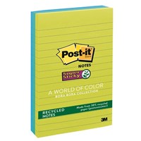 Post It Notes 6603SST Super Sticky Tropical Assorted 3 Pack