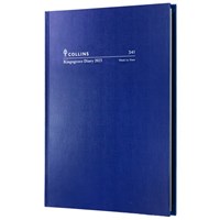Collins Kingsgrove Diary Week to View Blue A4