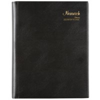 Norwich Diary Quarto 1 Day to a Page Black 260 x 190mm