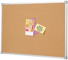 Quartet Cork Board Aluminium Frame 900x600mm
