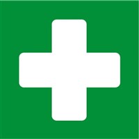 Apli Self Adhesive First Aid Sign