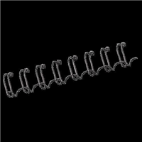 Fellowes Binding Coil 34 Loop Wire 8mm Black 100 Pack