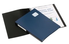 Marbig Pro Series Display Book Refillable A4 Black 12 per Pack