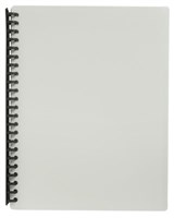 Marbig Display Book Refillable A4 20 Pocket Grey 20 per Pack