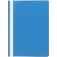 Marbig Economy Flat File A4 Blue Clear Cover 10 per Pack