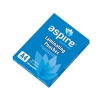Aspire Laminating Pouch 100 Micron A4 100 Pack