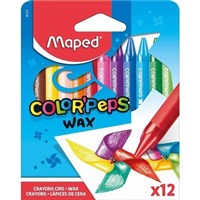 Maped Crayons Color Peps Wax 12 Pack