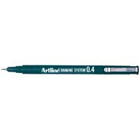 Artline 234 Drawing System Pen 04mm Black 12 Box