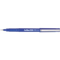 Artline 220 SuperFine Felt Tip Pen Blue 12 per Box