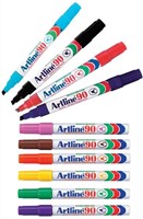 Artline 90 Permanent Marker Chisel Assorted 12 Box