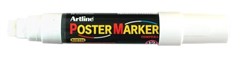 Artline Poster Marker Tempera Ink Wedge White 6 per Box
