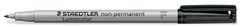 Staedtler 3169 Lumocolor Non Permanent Fine Black 10 per Box
