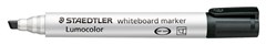 Staedtler 351 Lumocolor Whiteboard Marker Chisel Point Black 10 per Box