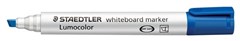 Staedtler 351 Lumocolor Whiteboard Marker Chisel Point Blue 10 per Box