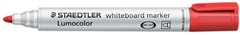 Staedtler 351 Lumocolor Whiteboard Marker Bullet Point Red 10 per Box