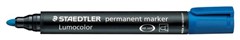 Staedtler 352 Lumocolor Permanent Marker Bullet Point Blue 12 per Box