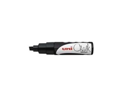 Uni Chalk Marker Chisel 8mm Black