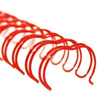 Fellowes Binding Coil 34 Loop Wire 14mm Red 25 Box