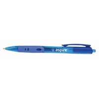 Aspire 1782A Retractable Ballpoint Pen Blue 12 Box