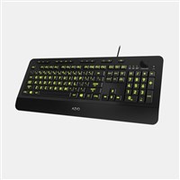 Azio Large Print 5C Keyboard