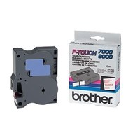 Brother TX251 Labelling Tape 24mmx8m Red on White