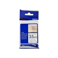 Brother TZeN201 Labelling Tape 35mmx8m Black on White