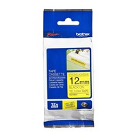 Brother TZeS631 Strong Adhesive Tape 12mm Black on Yellow