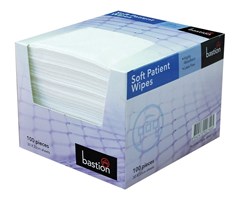 Bastion Soft Patient Wipes 30 x 33cm Box 100