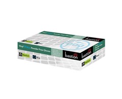 Bastion Vinyl Powder Free Blue Large Pk100 10 per Carton