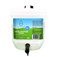 CleanLIFE Hand Sanitiser Foam Alcohol Free Cube Tap 10L Refill Each