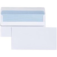 Cumberland Envelope DL Press Seal White Pk25