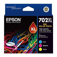 Epson 702 XL C13T345592 Ink Cartridge CMY Colour Pack