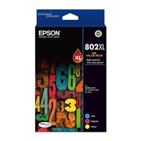 Epson 802 C13T356592 Ink Cartridge CMY Colour Pack