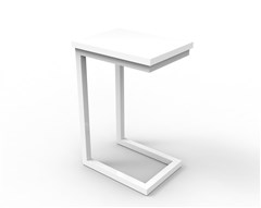 Eternity Side Table  White White
